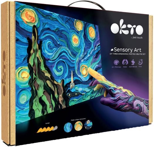 Творчески комплект Okto - Направи 3D картина с лек моделин 