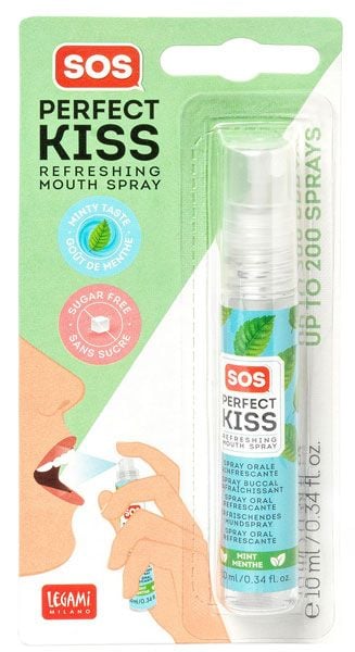 Освежител Legami SOS Perfect Kiss, Mint за уста