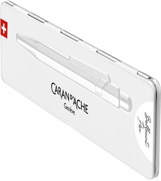 Химикалка Caran d'Ache 849 Pop Line Collection - Classic Line, White