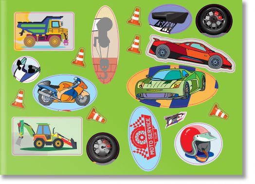 Оцвети: Автосвят + стикери