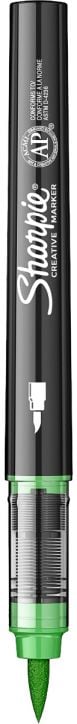 Акрилен маркер Sharpie Brush, смарагдовозелен