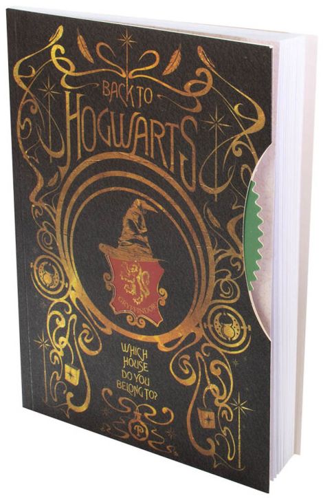 Тефтер със завъртащ се герб Blue Sky Harry Potter Back to Hogwarts A5, 80 листа