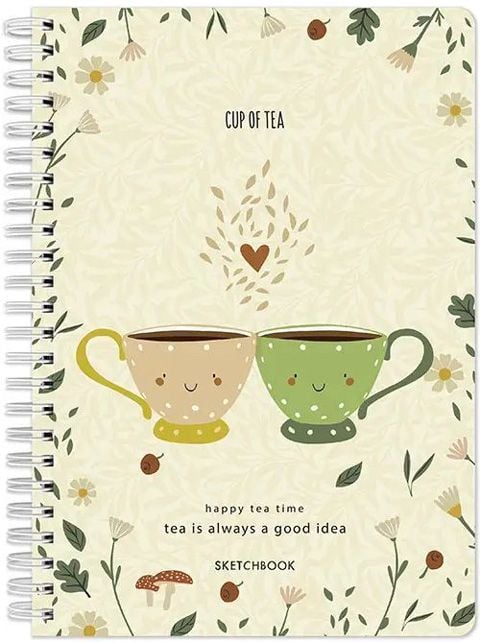 Скицник Drasca Happy Tea Time: Cup of Tea, A6 60 листа
