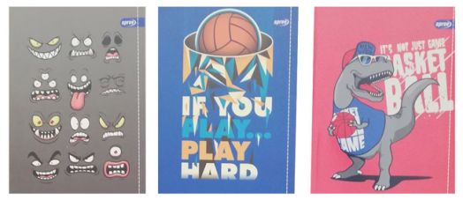 Тетрадка Spree Basic А5, 40 листа с широки редове