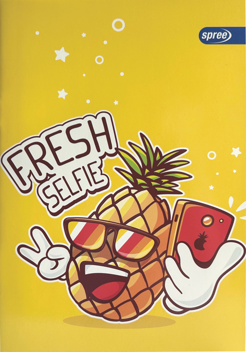 Тетрадка Spree Basic A5, 20 листа, малки квадратчета