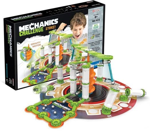 Магнитен конструктор Geomag Mechanics - Предизвикателство, 185 части