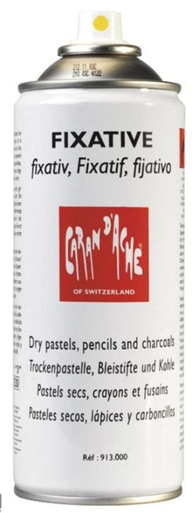 Защитен спрей за моливи и креди Caran d'Ache