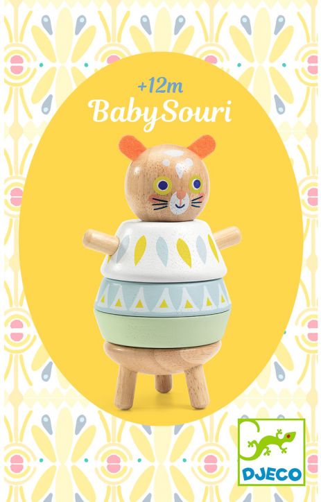 Дървена играчка за сортиране Djeco - Baby Souri