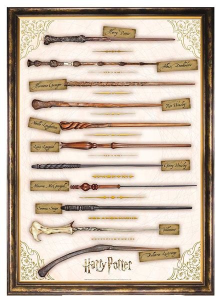 Пъзел Harry Potter Wands, 1000 части