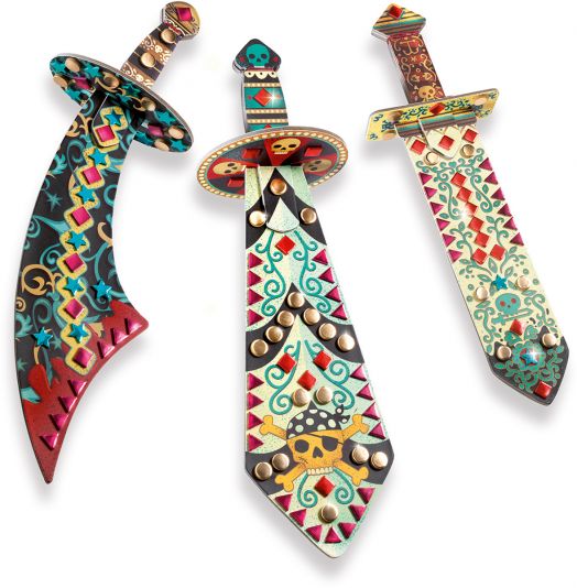 Творчески комплект Djeco - Направи пиратска сабя