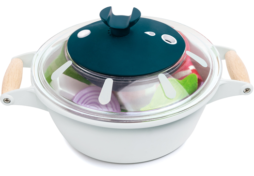 Дървен готварски комплект Hape - Гореща тенджера