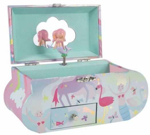 Детска музикална кутия за бижута Floss & Rock, Fantasy - Русалка