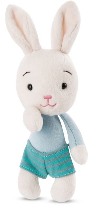 Плюшена играчка Nici - Зайче със син костюм