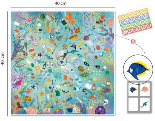 Игра за наблюдение Apli Kids - Да опазим океана