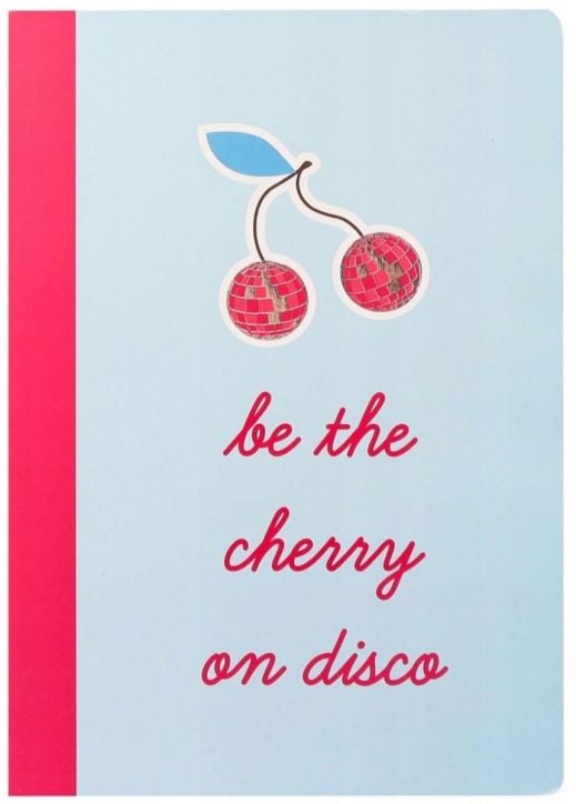 Тетрадка Ancor Cherry Disco А5, 48 листа с широки редове