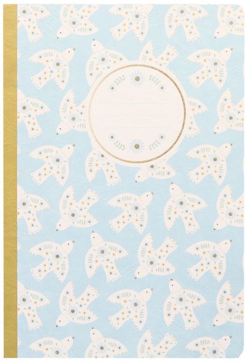 Тетрадка Ancor Birds А5, 48 листа с широки редове