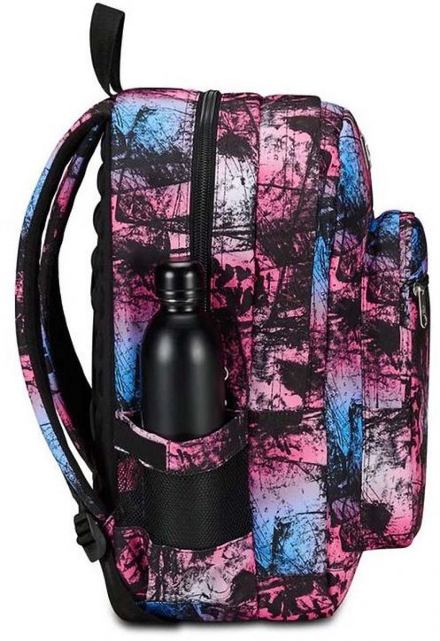 Ученическа раница Seven Freethink Raspberry Rose с две отделения и USB порт