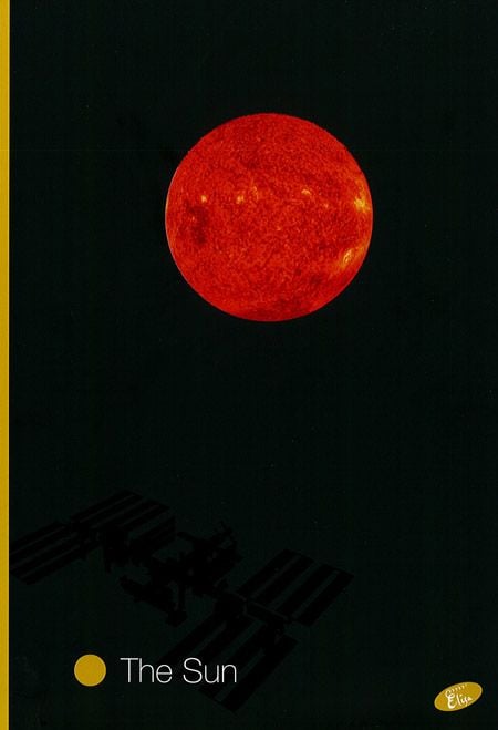 Тетрадка Elisa Planets А4, 60 листа - широки редове