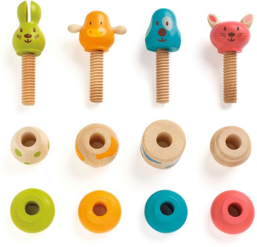 Дървена низанка Djeco Vis-animo