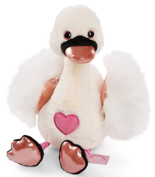 Плюшена играчка Nici - Бял лебед, 35 см.