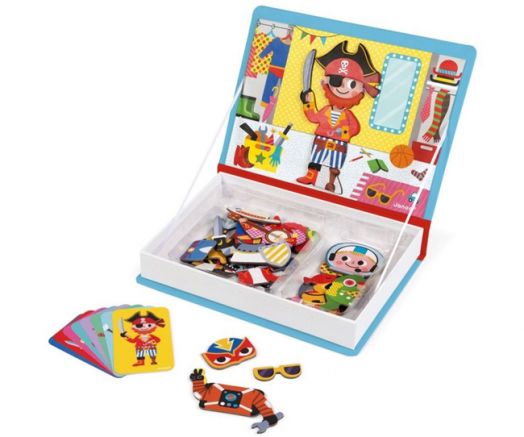 Детска магнитна книга Janod - Костюми