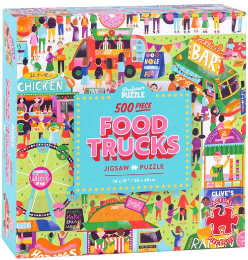 Пъзел Professor Puzzle: Камион за храна, 500 части