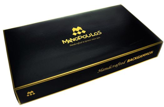 Табла Manopoulos с отделения - черен дъб-сребро, 48 х 30 см.