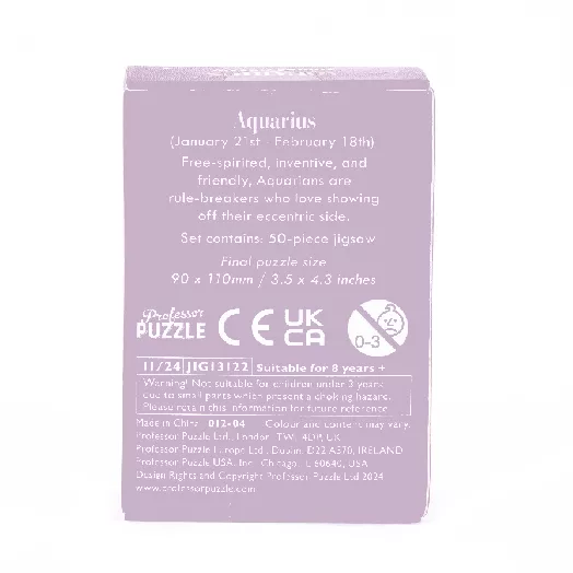 Мини пъзел Professor Puzzle - Зодии, асортимент