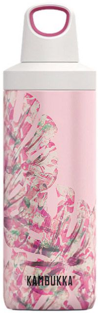 Стоманена бутилка Kambukka Reno Insulated, 0.500 л., листа на монстера