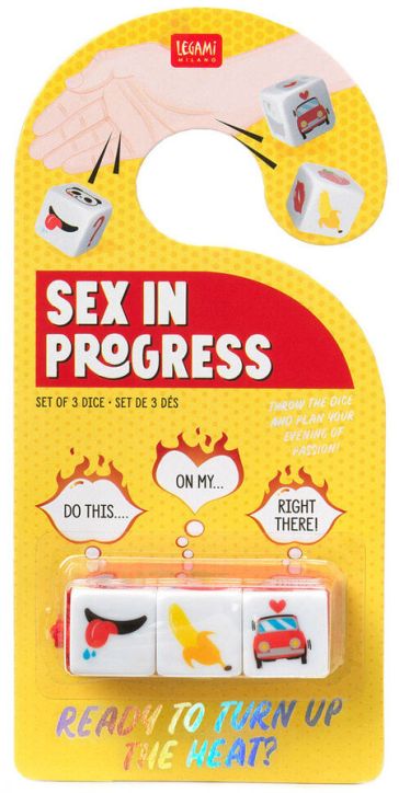 Комплект 3 зарчета Legami - Sex In Progress