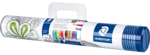 Комплект Staedtler Creative - 10 листа A2 + 16 пишещи средства