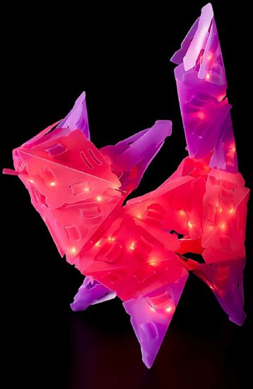 Направи сам 3D LED фигурки 4 в 1 Creatto - Котка