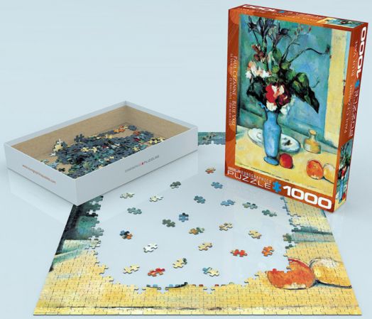 Пъзел Eurographics - Синя ваза, 1000 части