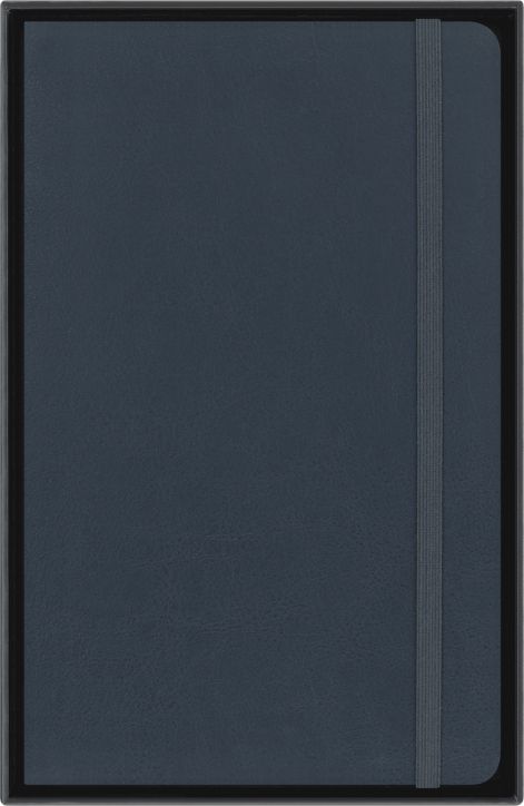 Класически син тефтер Moleskine Precious & Ethical Vegan с меки корици и листа на широки редове