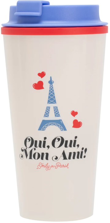Термо чаша за път Blue Sky - Emily in Paris, 450 мл.