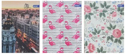 Тетрадка Spree Basic А5, 40 листа с широки редове