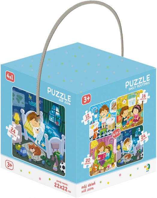 Пъзел Dodo 4 в 1: Ежедневие