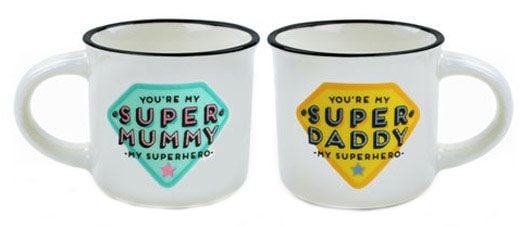 Комплект 2 чаши Legami - Super Mummy & Super Daddy