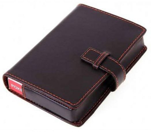 Кожена кутия с 2 тестета карти Modiano