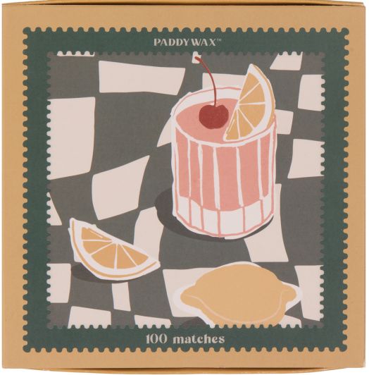 Джъмбо кибритени клечки Paddywax - Coctail, 100 бр.