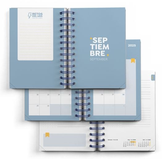 Тефтер - органайзер Miquelrius Tigers от септември 2025 до август 2026 г., ден на страница