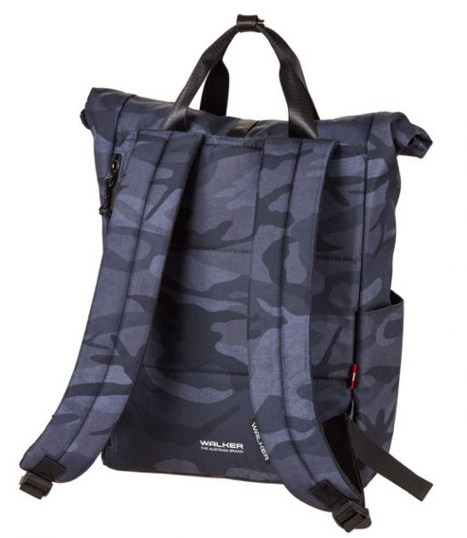 Ученическа раница Schneiders Walker Classic Roll Top - Camouflage