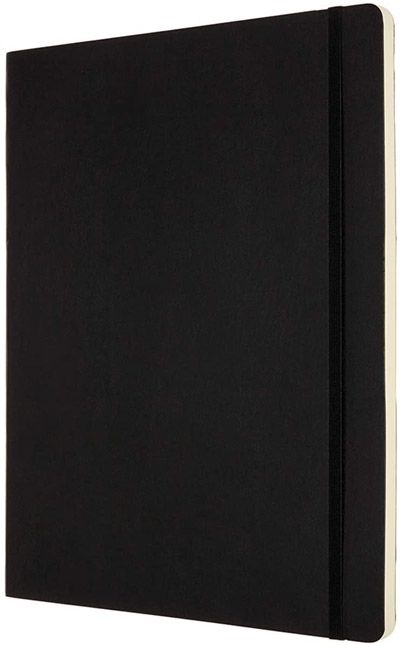 Черен тефтер Moleskine Classic Black A4 с меки корици и листа на точки