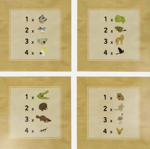 Комплект за рисуване с вода Tiger Tribe - Австралийски животни