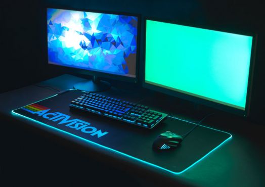 Геймърска подложка за бюро с LED светлина Activision