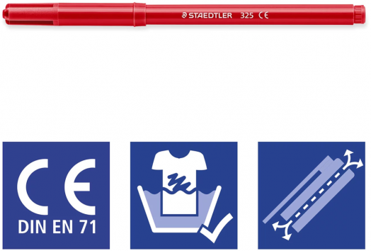 Флумастери Staedtler 325, 12 цвята