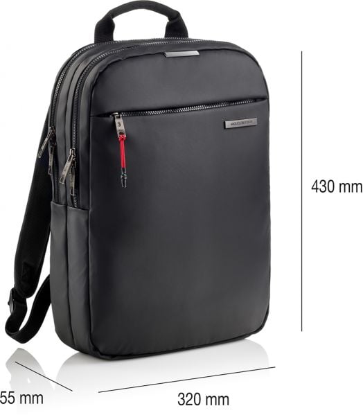 Раница за лаптоп Miquelrius Bag To Work Black, 43 х 32 х 5.5 см.
