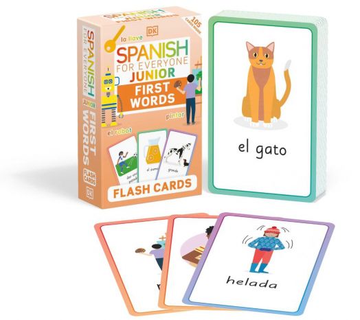 Spanish for Everyone Junior First Words Flash Card