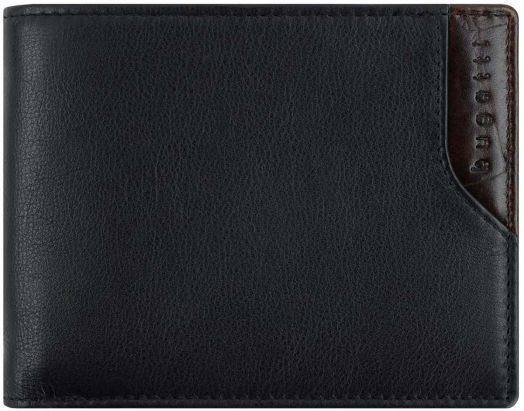 Мъжки портфейл Bugatti Corso DeLuxe Wallet With Flap, черен
