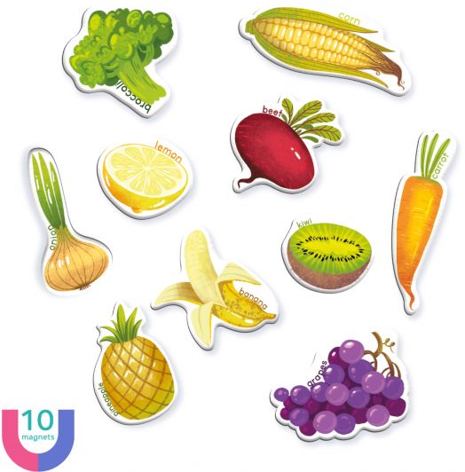 Магнитна игра Dodo: Зеленчуци